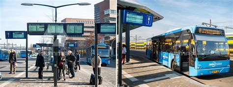 Bus stations and stops in Zwolle, Netherlands .